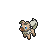 Rockruff's inventory sprite from the Pokemon games
